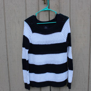 Oversized American Eagle Jegging Stripped Sweater